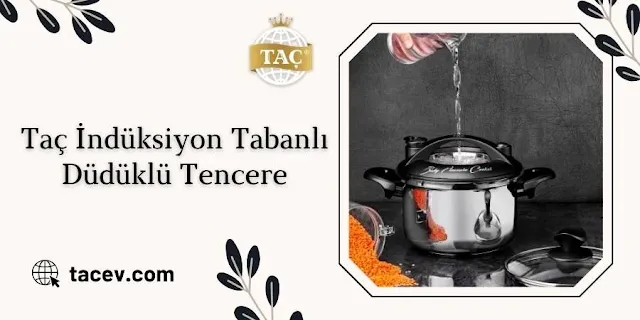 Taç İndüksiyon Tabanlı Düdüklü Tencere