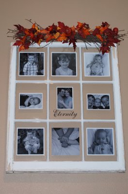 Craft Ideas  Windows on Small Town Craft Fair  Old Window Picture Frame