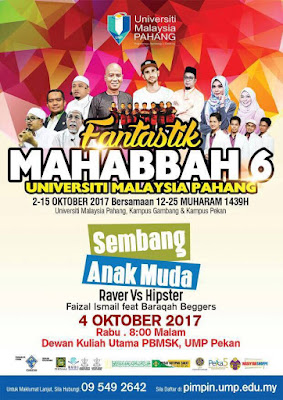 Karnival Fantastik Mahabbah 6.0 Di Universiti Malaysia Pahang