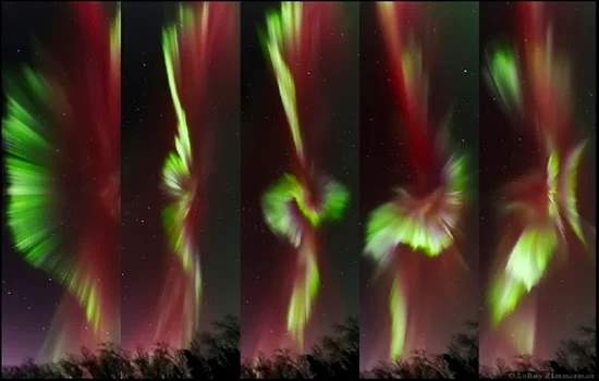 Meriahnya Aurora di Langit Alaska