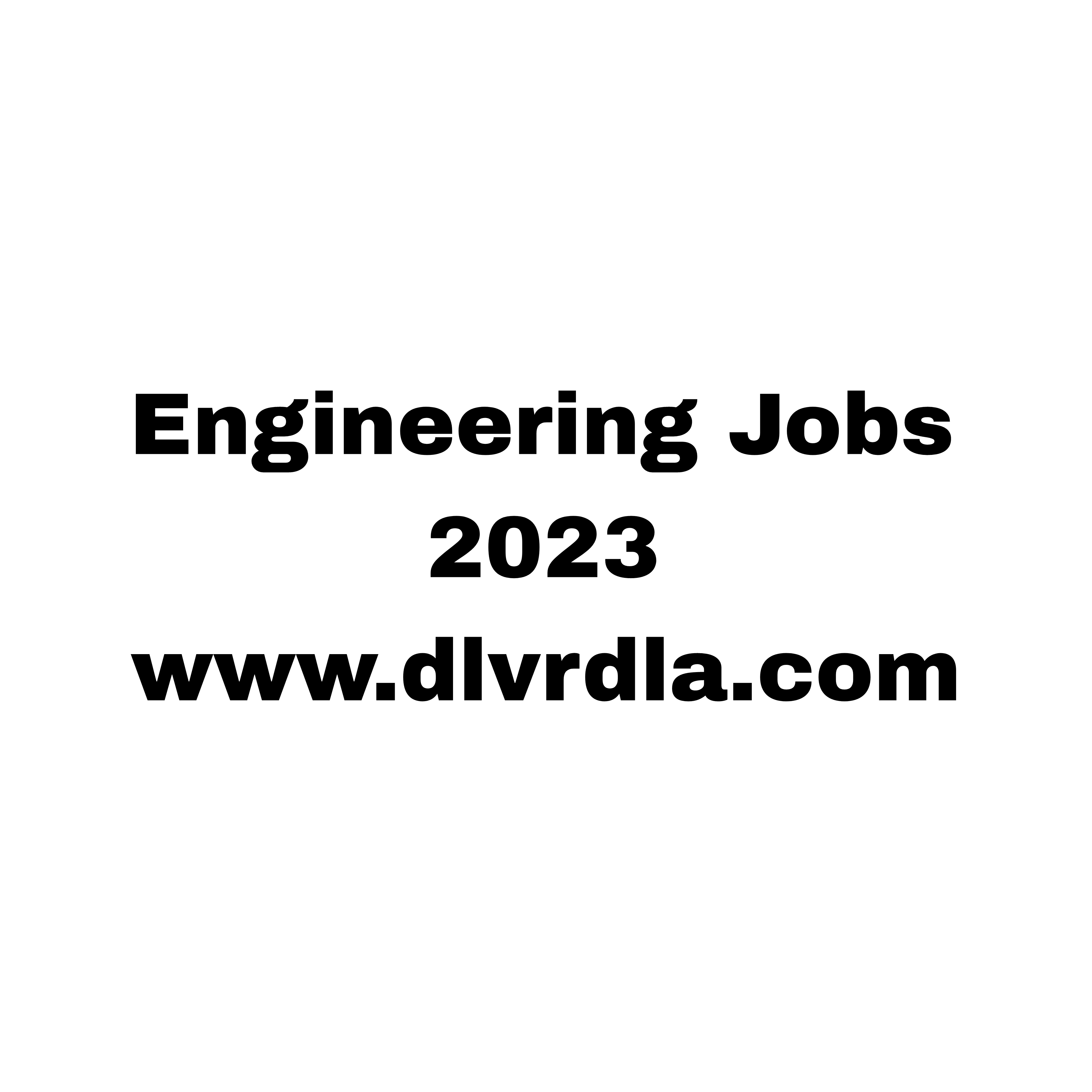 Engineering Jobs 2023