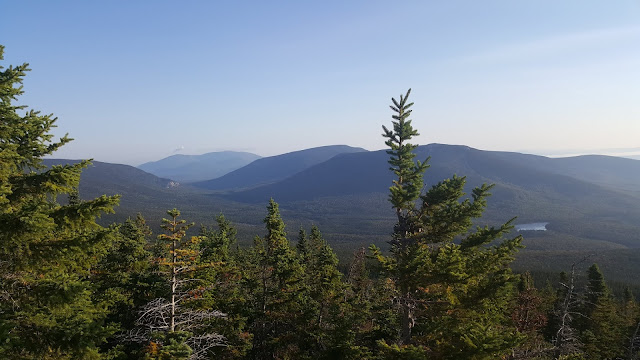 Vue à partir du sentier  en direction du mont Katahdin