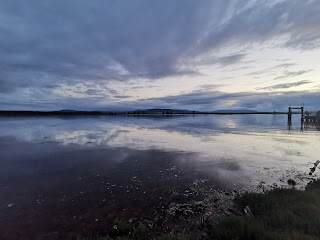 Sidney Island Lagoon at Sunset