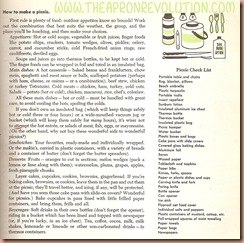 picnicchecklist