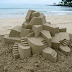 Châteaux de sable géométriques