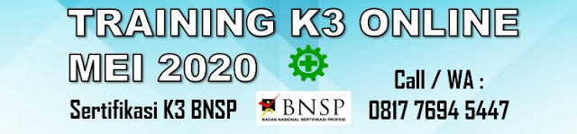 Training K3 ONLINE MEI 2020 