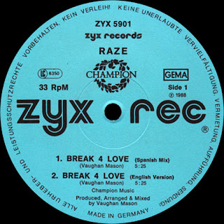 Break 4 Love (English Mix) - Raze - http://80smusicremixes.blogspot.co.uk