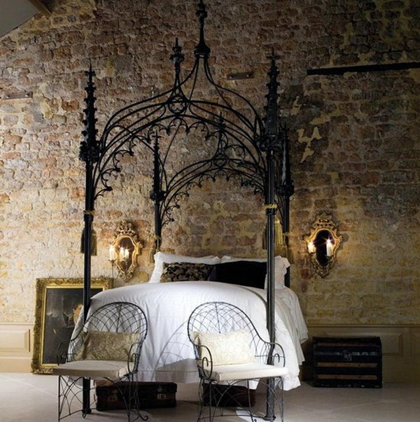 Mysterious Gothic  Bedroom Home  Design  Interior Design  