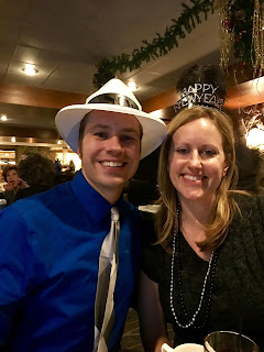 Carolyn and I had fun celebrating the new year at the roaring 20's party at the Mount Vernon Country Club!