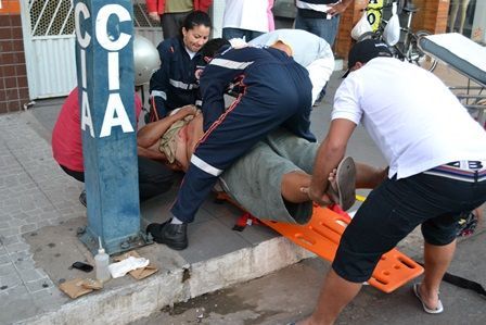 Motorista provoca acidente no Centro de Patos que quase acaba em tragédia - Veja!