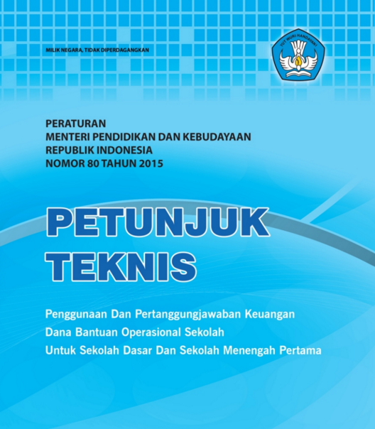 DOWNLOAD JUKNIS BOS TAHUN 2016 SD, SMP, SMA DAN SMK