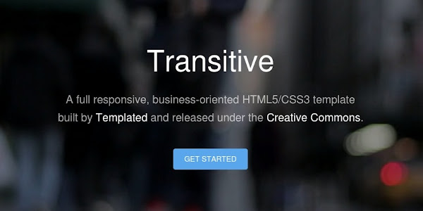 Transitive Free Responsive HTML5 Template