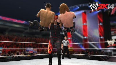 screenshot of wwe 2k14 game's player