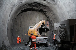 Concreto en tunel