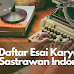 Daftar Esai Karya Sastrawan Indonesia yang Diterjemahkan Bahasa Korea dan Dimuat di Website Siwa Sanmun oleh Prof. Kim Young Soo, Ph.D.