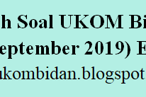 Contoh Soal UKOM Bidan (Update September 2019) Edisi 100