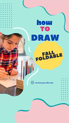 How to draw fall foldable