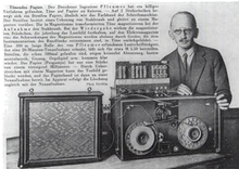 Fritz Pfleumer's first tape recorder