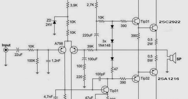 Power Amplifier Safari 400 Watt Koleksi Skema Rangkaian 