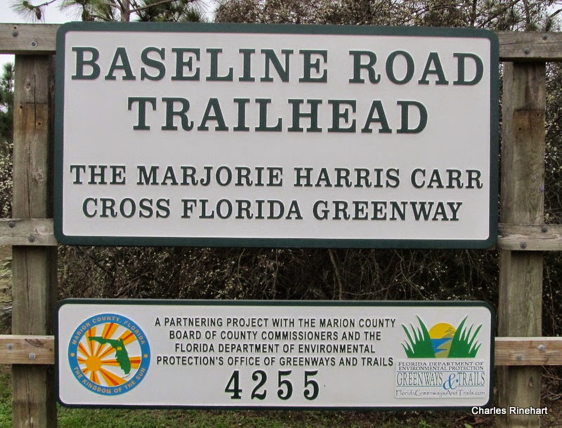 The Cross Florida Greenway In Ocala Florida The Baseline Road Trailhead In Ocala Florida