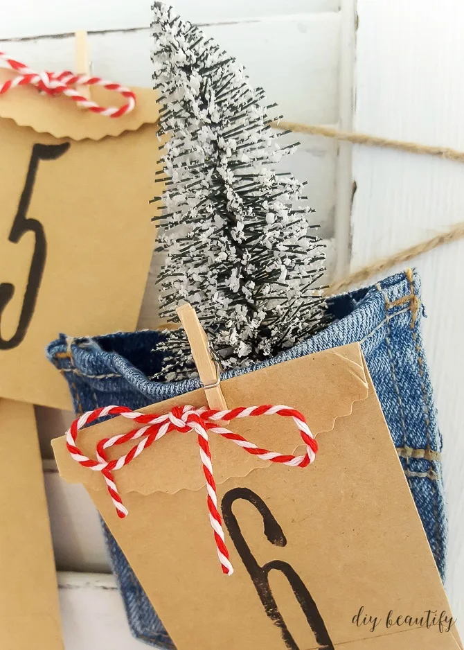 Turn an old shutter into a functional Christmas countdown advent calendar! Your kids will love it and it will add farmhouse charm to your home all season long. For instructions please visit www.diybeautify.com.