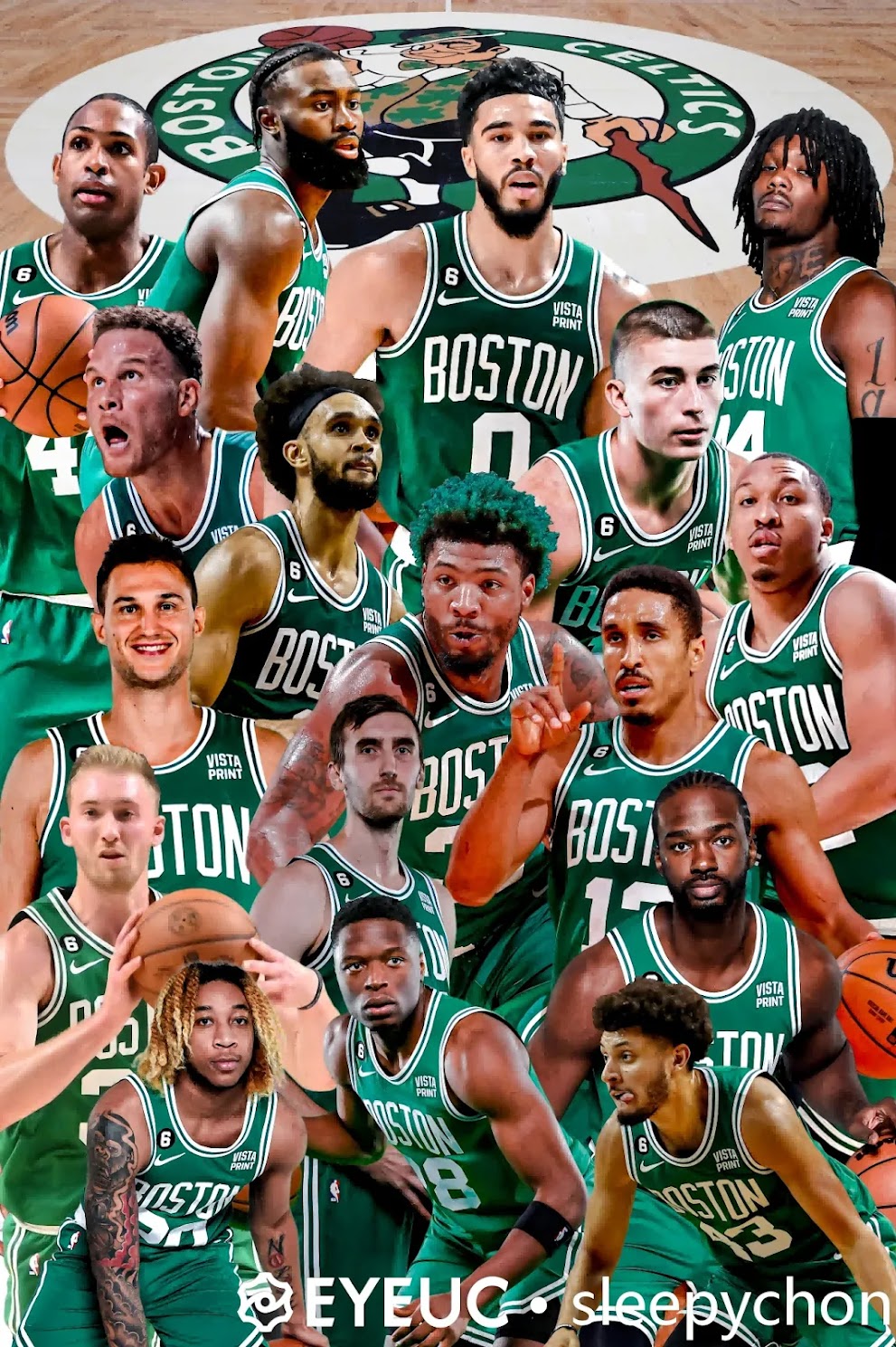 Boston Celtics 22-23 Portrait Pack by Sleepychon | NBA 2K23