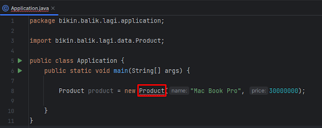 Object Product Error