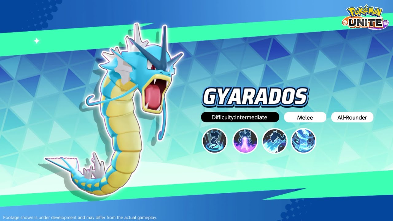 Gyarados é adicionado ao Pokémon UNITE