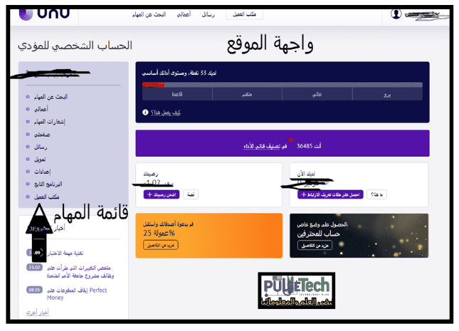 واجهة موقع UNU