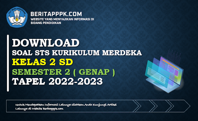 Soal STS Kelas 2 Bahasa Inggris Kurikulum Merdeka Semester 2 Tapel 2022/2023