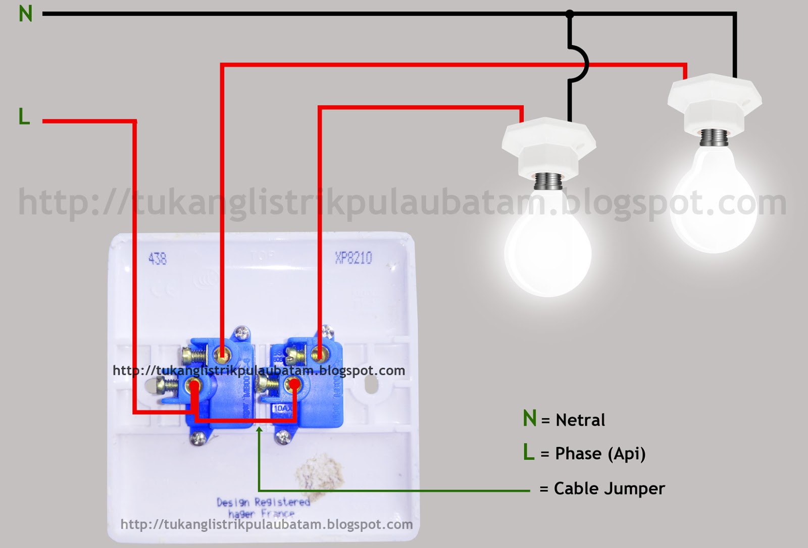 Cara Pasang Saklar  Ganda Double Switch Triple dan Multi 