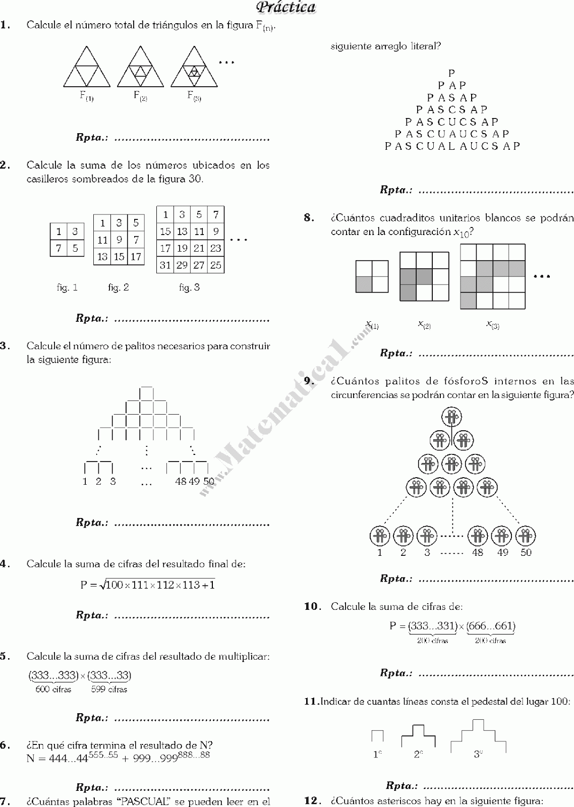 Razonamiento matema | Math methods, Teaching math ...