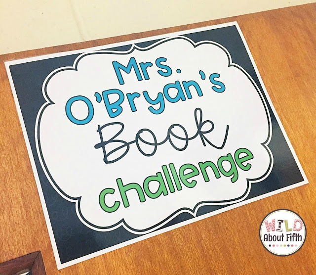 Teacher Book Challenge Display Poster