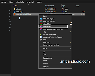 Cara Manual Instal Plugin Wordpress