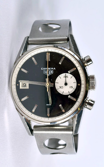 Replica Uhren Heuer Carrera Dato 45 Und Ein Rolex Submariner 5508 für den Schwarzer Freitag von 2018