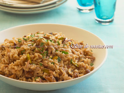 Risoto rápido de bacalhau