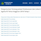 Jadwal dan Lokasi Tes CPNS Kemenag Seluruh Indonesia