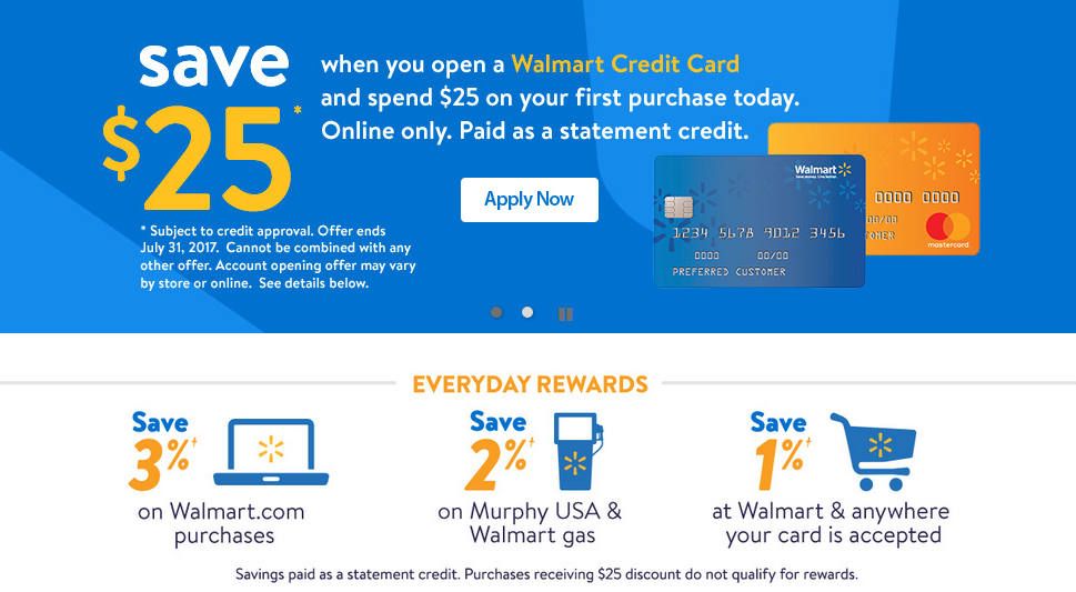 apply for walmart credit card