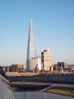 View of The Shard from One New Change Terrace