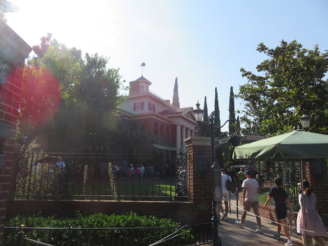 Haunted Mansion Entrance Gates New Orleans Square Disneyland