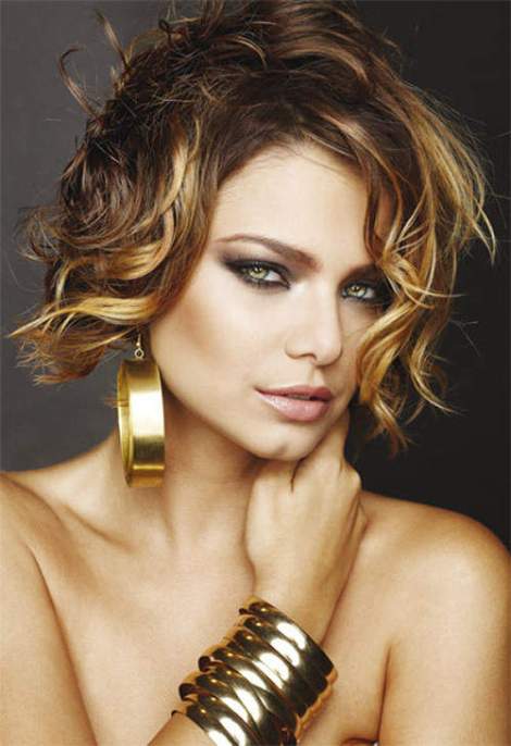 Very Short Curly Hairstyles 2012