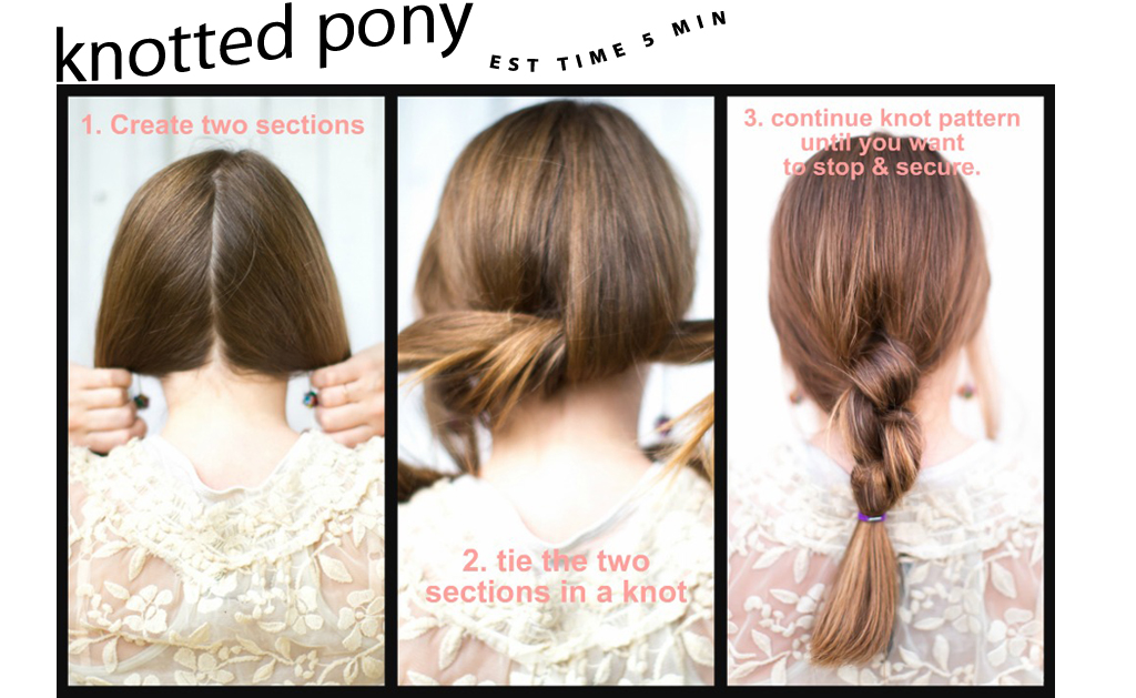 Simple hairstyles step by step for long hair  Top Model 