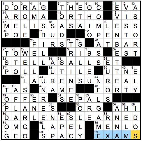 Rex Parker Does The Nyt Crossword Puzzle The Owl And