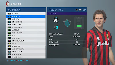 PES 2019 PS4 Option File UEFA Classic League 90's-00's by _Ronarid_