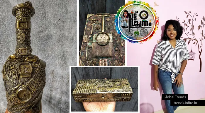 Yga Viswanathan's Treasure box craft and bottle art