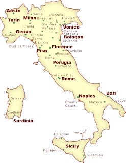 Mappa di Italia