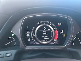 Gauge cluster in 2020 Lexus LS 500