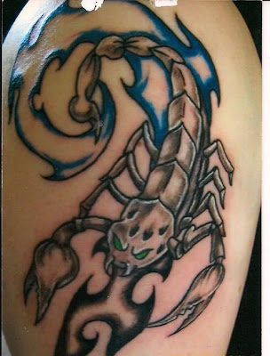 Scorpion Tattoo Designs for Girl