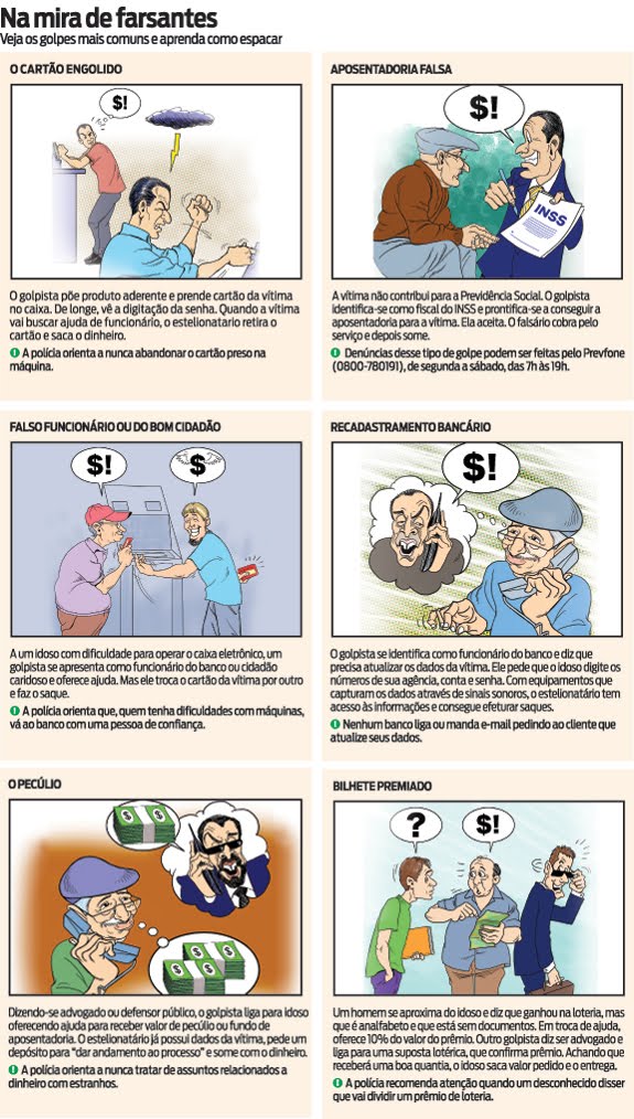 GOLPE NOS IDOSOS . . . C U I D A D O !