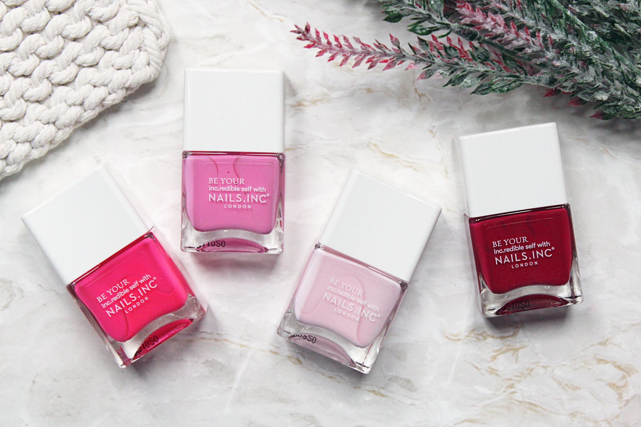 Nails Inc Relationship Status: Blushing Set Review + Swatches